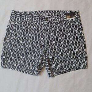 a.n.a. Black & White Twill Shorts NWT